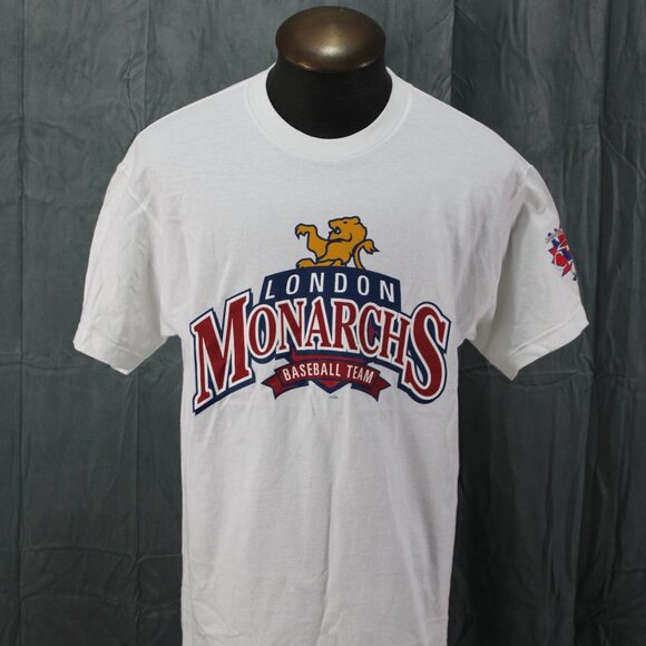 Vintage Minor League Baseball Shirt - London Monarchs CBL - Men's Large - Picture 3 of 9